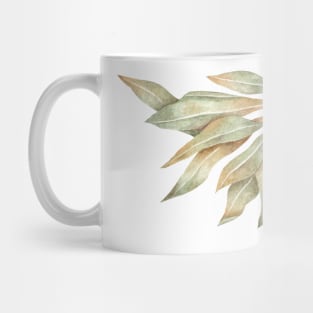 Green leaves Mug